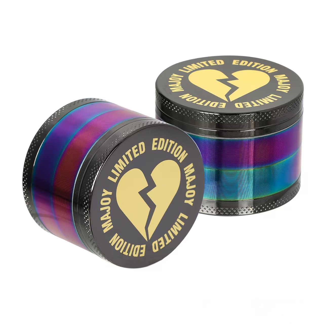 1 Rainbow Broken Heart Edition Metal Mill - Image 1