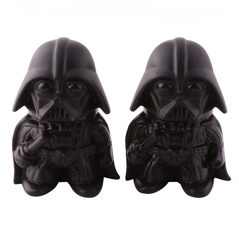 Premium 90mm dark sci-fi lord herb grinder figurine by Chilltree