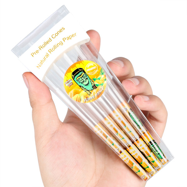 Premium organic flavored pre rolled cones 8 pack by Chilltree